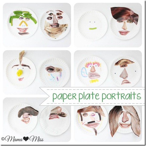 Paper Plate Portrait - Super Simple