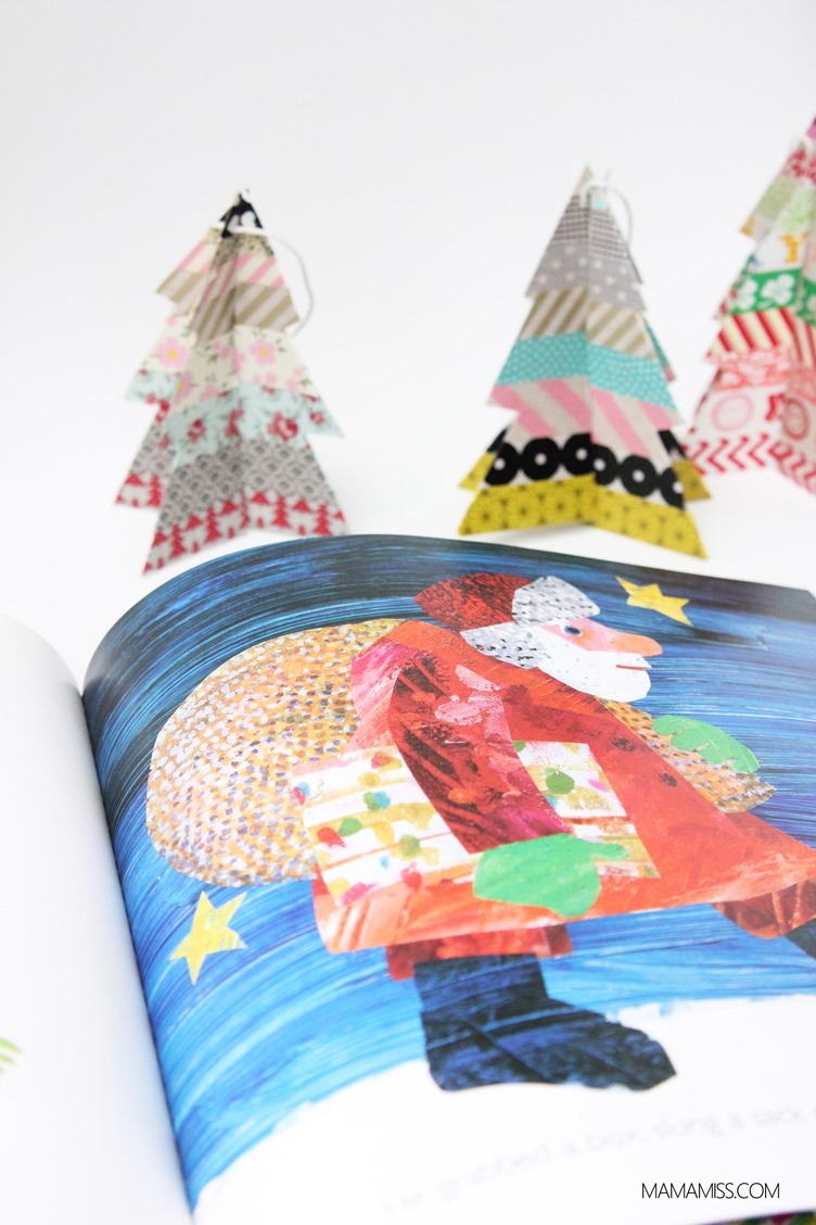 Washi Tape Christmas Tree Craft for Kids - Taming Little Monsters